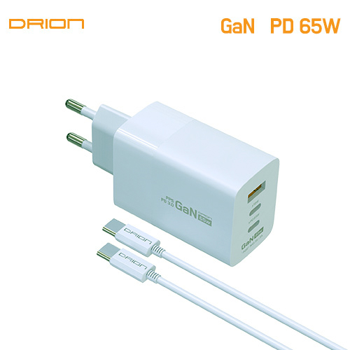 드리온 가정용 Gan지원 PD 65W 초고속 충전기 CtoC