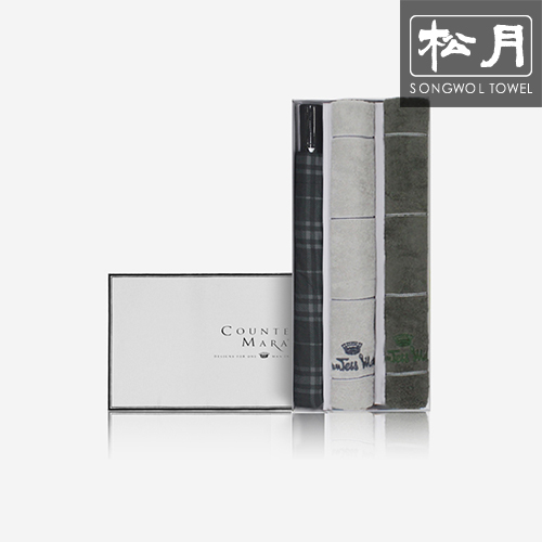 송월 2단 모던체크 1p + 카운테스마라 라인체크160g 2p