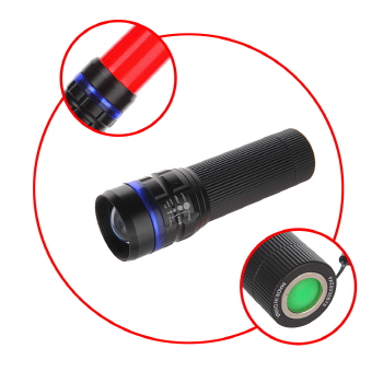 7 IN 1 신퓨전 하이파워 줌 랜턴-미국 CREE Q3 LED