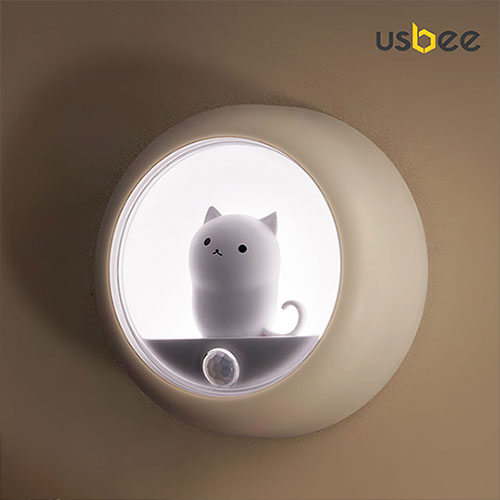 유즈비 고양이 센서등