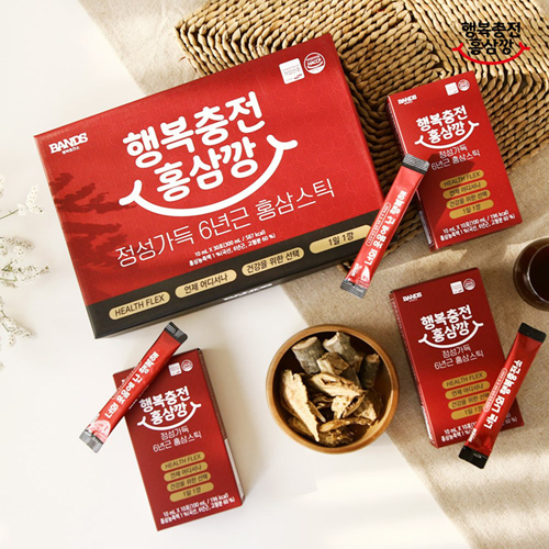 (감동메세지)행복충전 홍삼깡 홍삼스틱 10ml x 30포