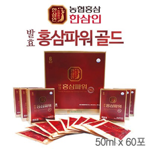 [한삼인] 발효홍삼파워 50ml x 60포