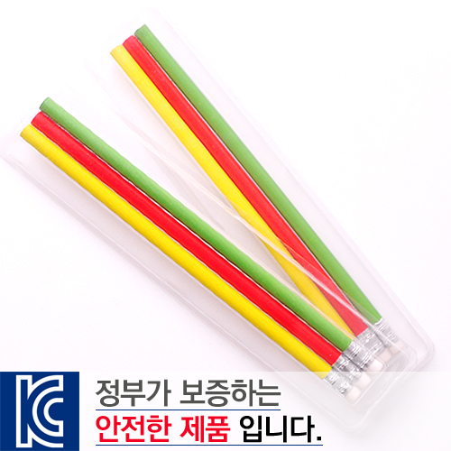 투명사각·무지개연필3p세트