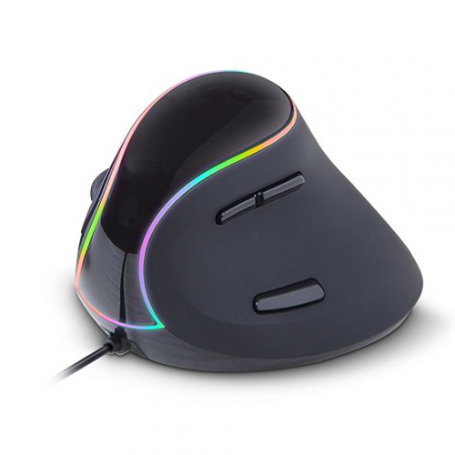 IPLEX 아이플렉스 VM-750 RGB 인체공학 유선 버티컬 마우스