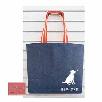스트라이프웨빙투톤3합칼라에코백45x38x12