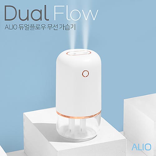 ALIO 듀얼플로우 무선 가습기 (듀얼분무, 무드형) 