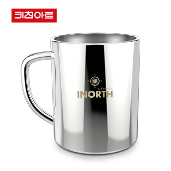 키친아트 이중 스텐 컵 300ml