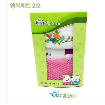 행복세트 2호(행주1,고무장갑1,수세미2)