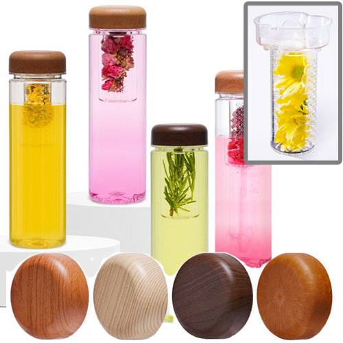 트라이탄 우드보틀 700ml (차망포함)