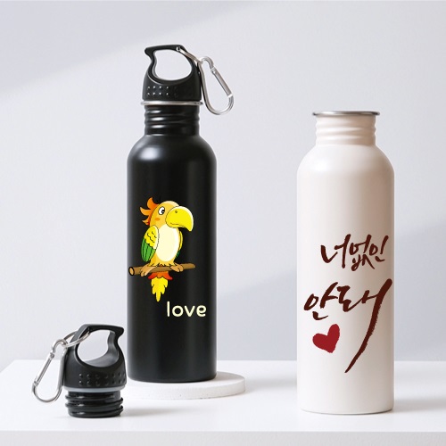 고리고리랑 스포츠 스텐텀블러 물병 750ml (풀칼라인