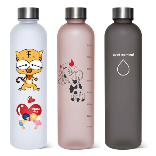[아리에나] 물안개 보틀 트라이탄 1000ml / 풀칼라인쇄가능