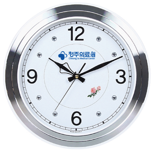 320화이트 보석벽시계 AP-140