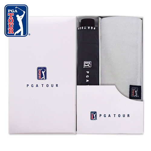 PGA 3단수동 로고바이어스+180g 모달타올 세트