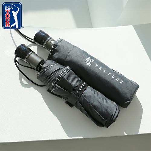 PGA 3단 로고바이어스 완전자동(3단우산)