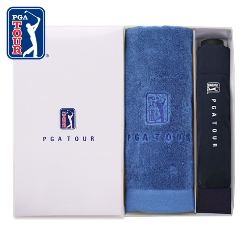 PGA 3단수동 무지+170g면사타올세트