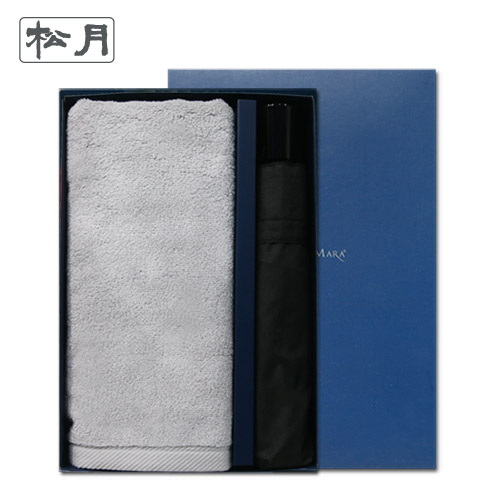 송월 타올우산선물세트(뉴컬러무지150g 1+SW 3단