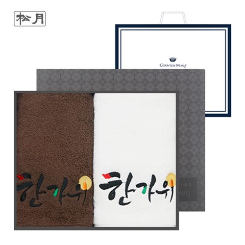 송월 보름달 한가위 190g 2매세트+쇼핑백
