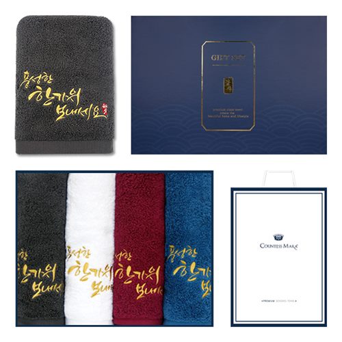 송월 프리미엄 추석 170g 4매선물세트+쇼핑백