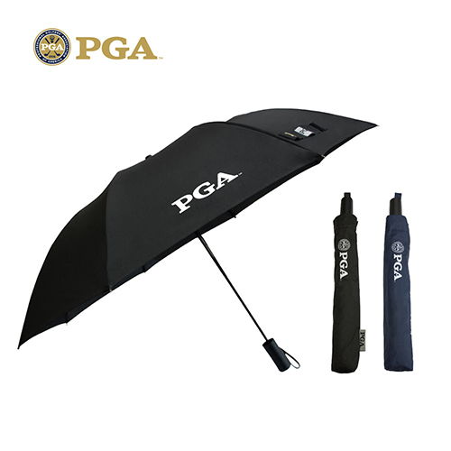 PGA 2단 무지 자동우산