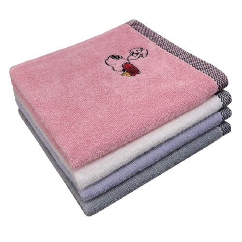 [송월] 스누피 블럭블랙34 핸드타올 45g