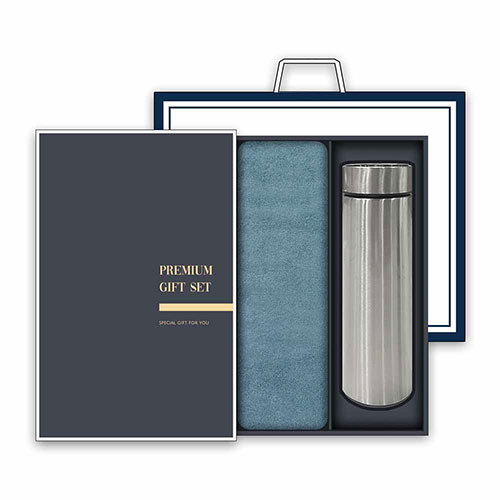 송월 프리미엄 텀블러세트 (항균 150g 1매 + 스마트텀블러 500ml