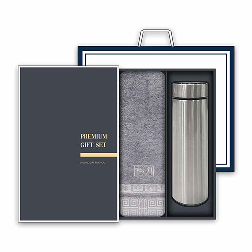 송월 프리미엄 텀블러세트 (격자40 1매 + 스마트텀블러 500ml 1개