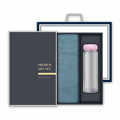 송월 프리미엄 선물세트 항균150g 1매 + 마이보틀 500ml 1개 세