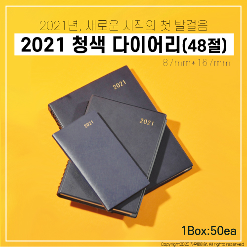2021 다이어리 (청색)