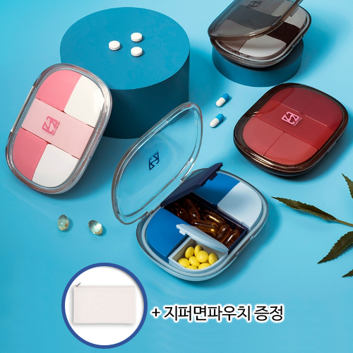 로페리아 VIP 휴대용 약통 케이스_지퍼면파우치 포함(