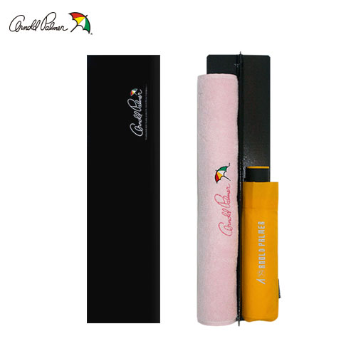 아놀드파마 3단 폰지컬러7색우산+로고쟈가드타올 130g 세트