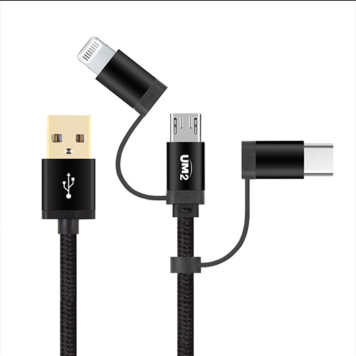 UM2 유엠투 케이블 UMCA-MFI3IN1 (1.2M)