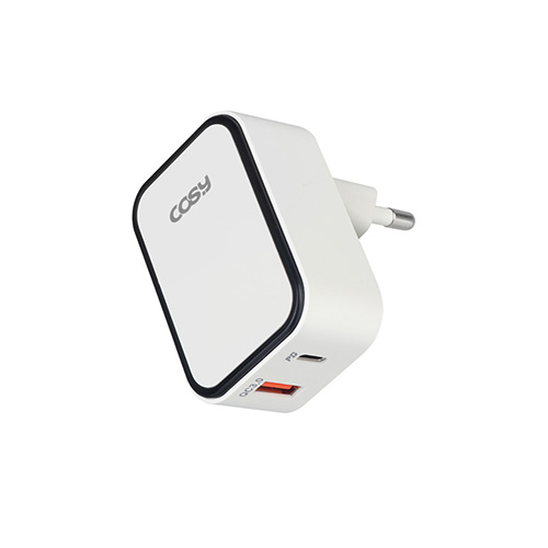 코시 브릭 듀얼 PD(타입C)+QC3.0 충전기 (18W)