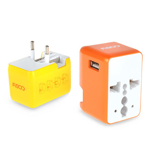 코시 와이즈 USB 여행용 아답터