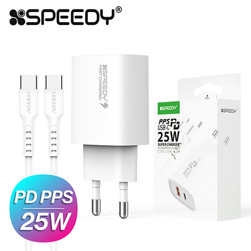 스피디 가정용 고속 PD3.0 (25W) 분리형 충전기 (CtoC)