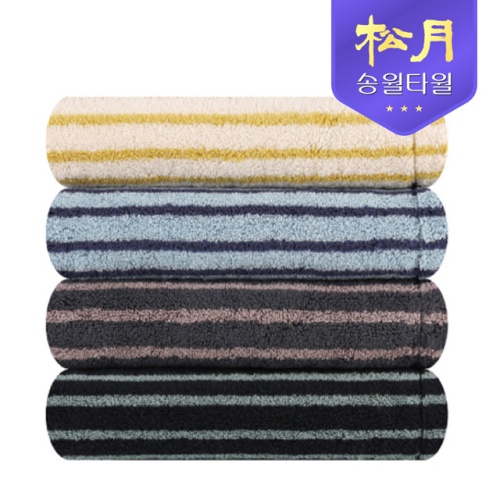 송월,호텔컬렉션 스트라이프 솔리드68 바스타올 540g