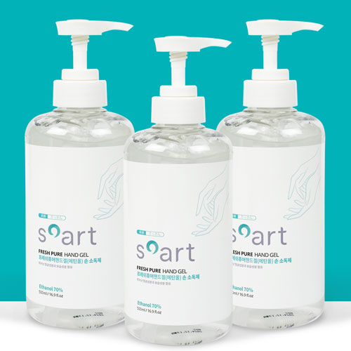 프레쉬 퓨어핸드겔 손 소독제 500ml (에탄올 70%)