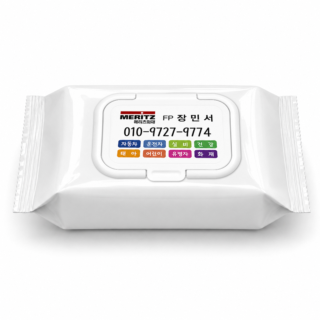 CL30C-11 _ 화이트 30매 캡형 물티슈