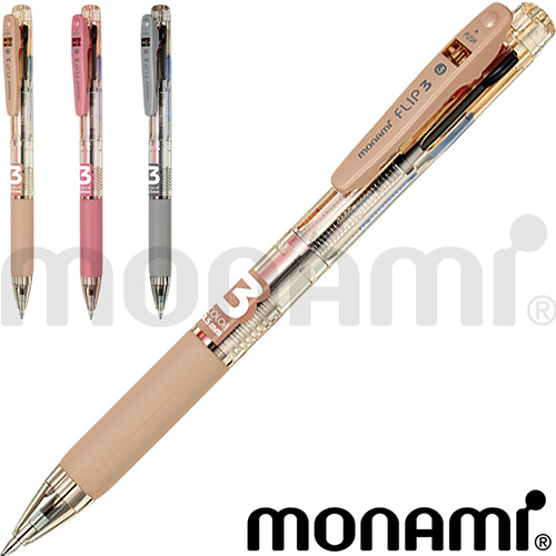 모나미 플립3색 (FLIP3색) 파스텔 0.5mm