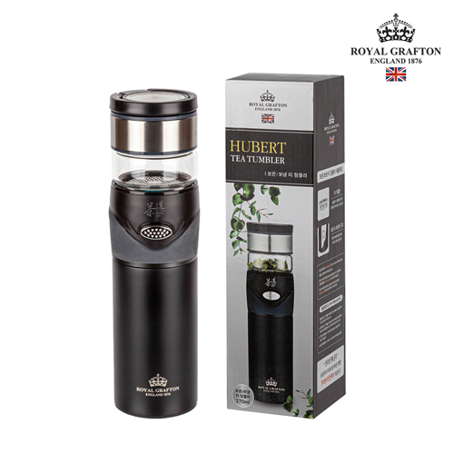 로얄그래프톤 보온보냉 티텀블러 440ml 블랙