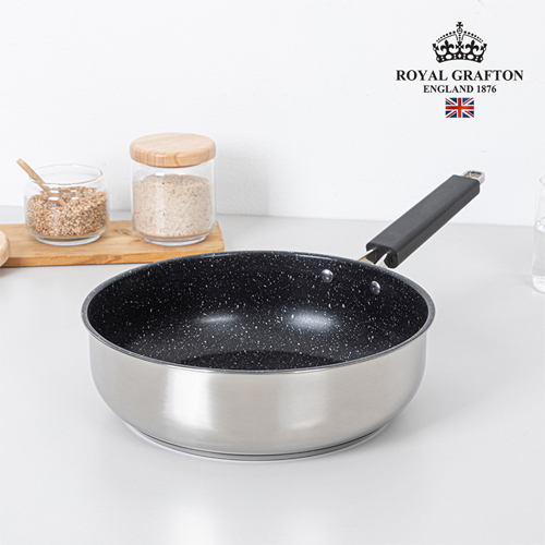 로얄그래프톤 바제니 인덕션겸용(IH) 스텐코팅 궁중전골팬 28cm