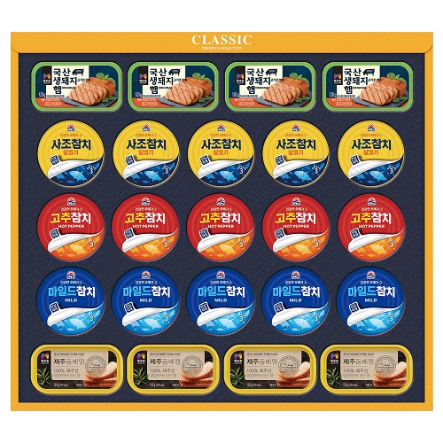 햄복합 81호 사조참치 목우촌 선물세트 (쇼핑백증정)
