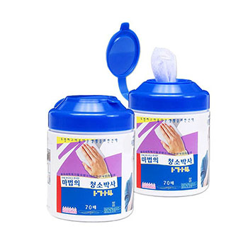 마법의청소박사 원통형70매 1P