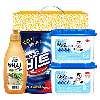 친환경 참그린매실300용기 비트액체 참숯제습제2P 4종