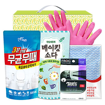 무균무때 베이킹소다300리필 고무장갑32cm 매직블럭소