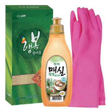 친환경 참그린매실300용기 고무장갑32cm 2종