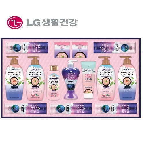 히말라야 핑크솔트 59호 엘지생활건강 선물세트 (쇼핑백포함)