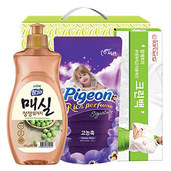 친환경 참그린매실500용기 피죤 크린백 3종