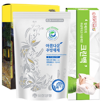 친환경 아름다운주방세제300리필 크린백 2종