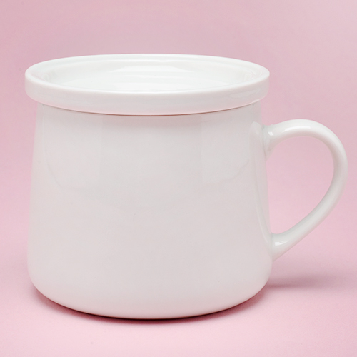 몽끄 화이트 뚜껑머그 315ml (11온스)