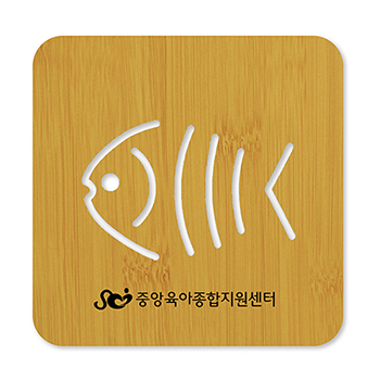 사각 물고기 냄비받침